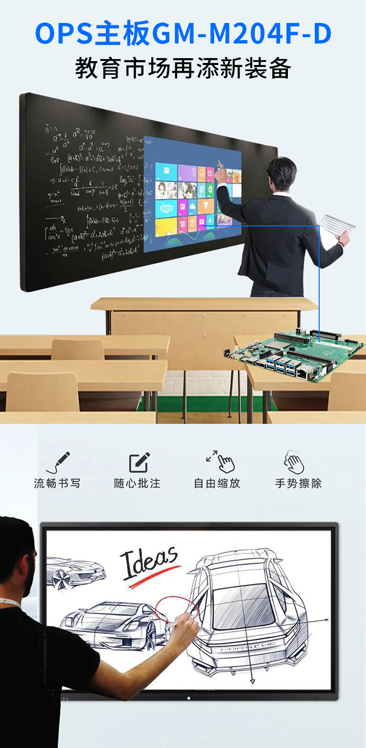 【高能計(jì)算機(jī)新品發(fā)布】飛騰D2000國產(chǎn)OPS主板，讓教育設(shè)備智慧融合！(圖1)